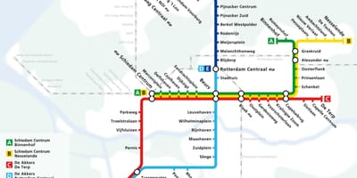 Хаг метро мапа